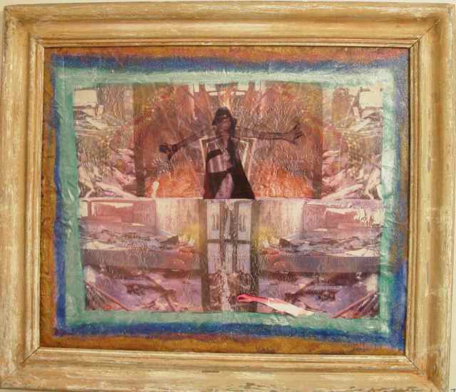 Jack Smith Against Pier, mixed, 2004